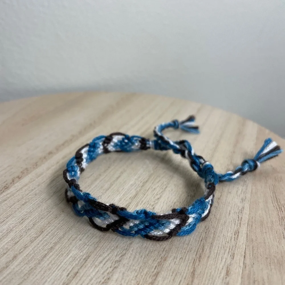Dark Blue Woven Bracelet